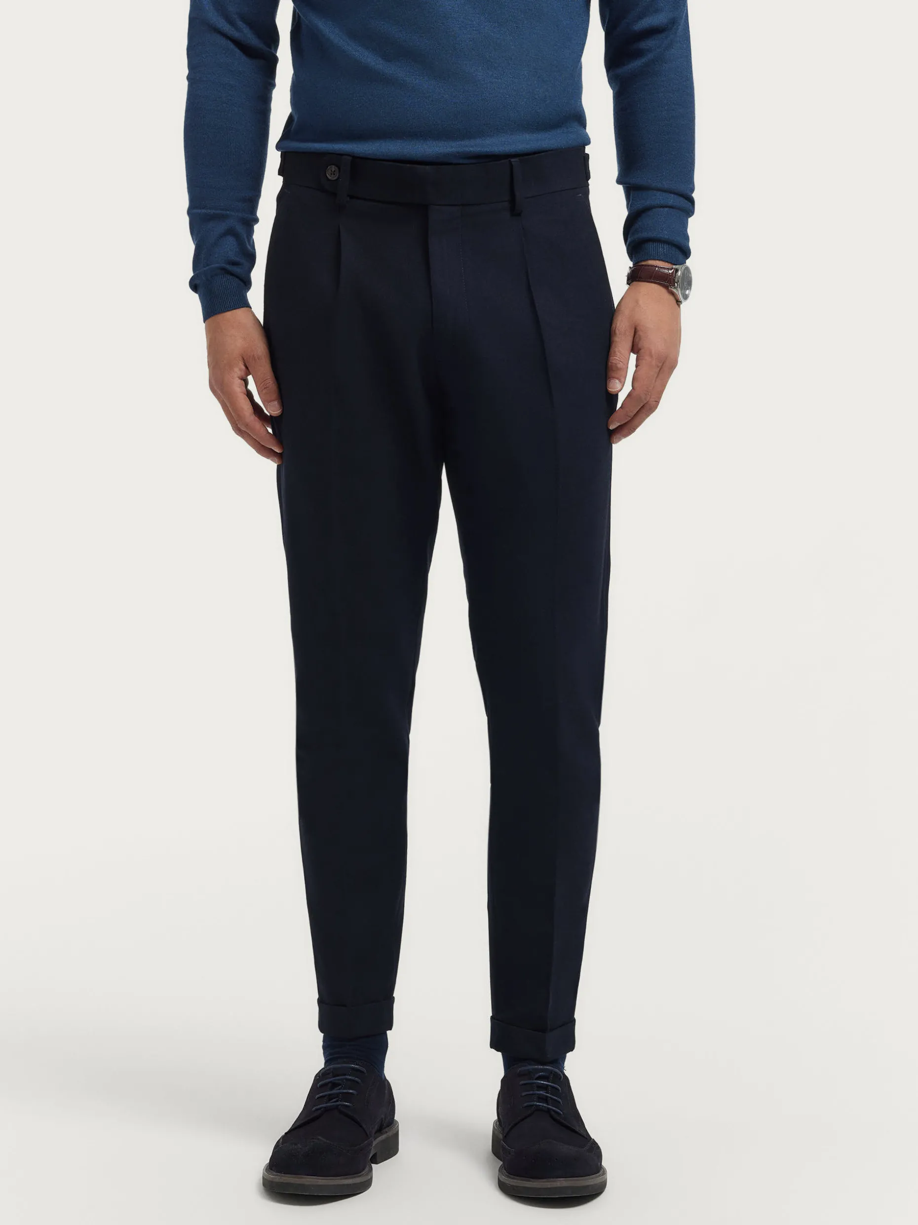 PANTALON CLASSIC TWILL AZUL MARINO