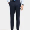 PANTALON TWILL CRUZADO AZUL MARINO