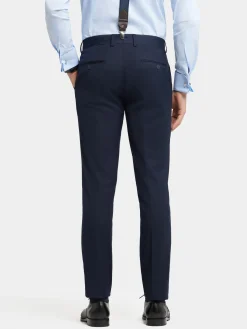 PANTALON TWILL CRUZADO AZUL MARINO