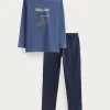 PIJAMA ROLLING KIDS AZUL