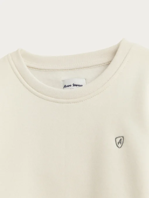 SUDADERA BASICA KIDS CRUDO