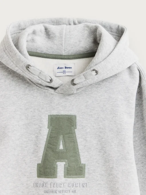 SUDADERA MOMENT KIDS GRIS